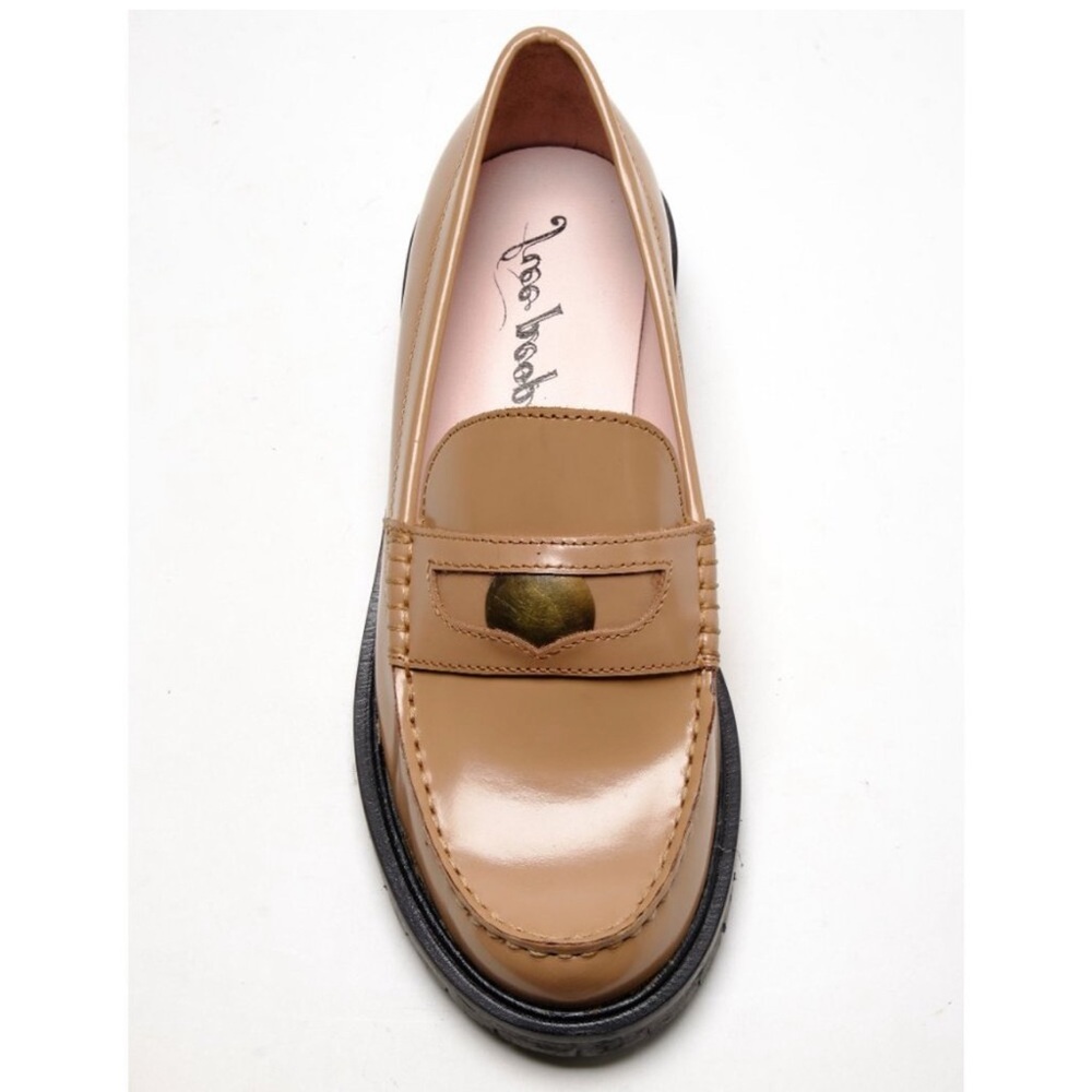 Free People Liv Loafers / Camel NWOB Size 38/8 - Picture 2 of 13